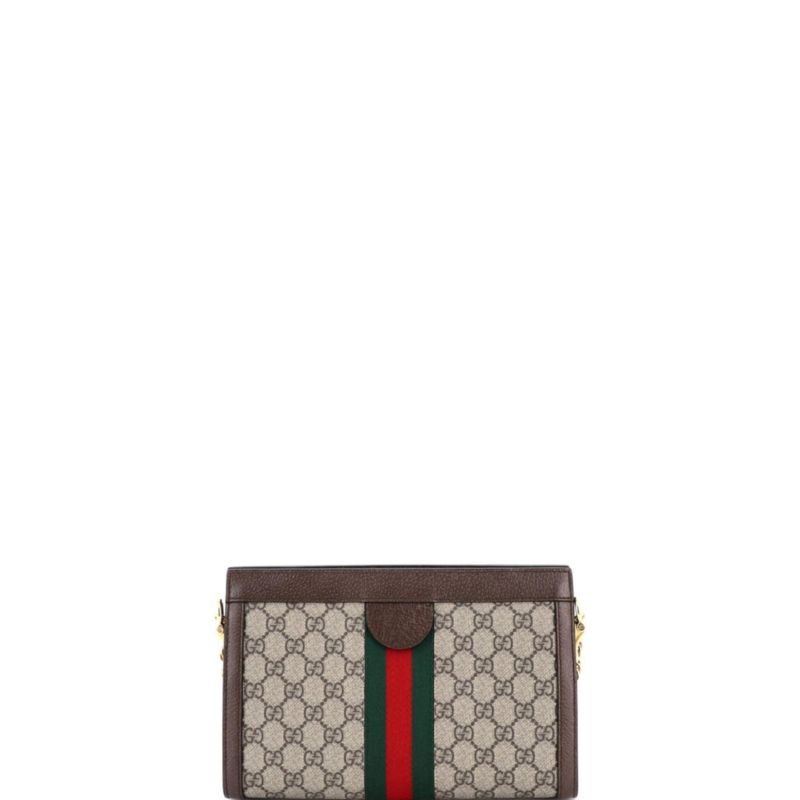 Small Ophidia Chain Shoulder Bag GG Coated Canvas