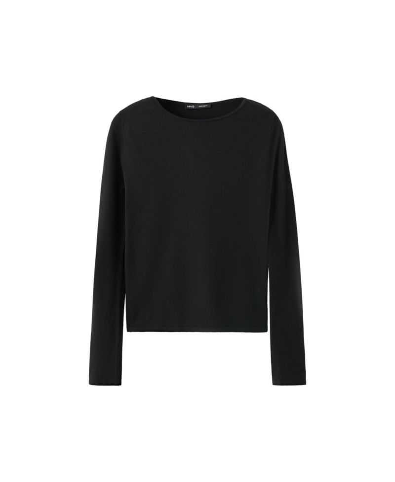 Women's Rira Fitted Boat-Neck Long-Sleeve Sweater