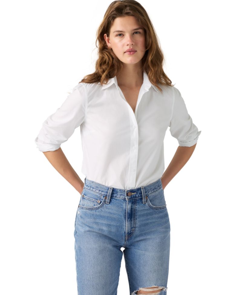 Women's Carlile Classic Poplin Long-Sleeve Shirt