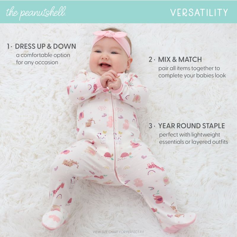Baby Girls Layette Gift Set Girls, ) 0-3 to 18-24 ) Safari Rainbow, 23 Essential Pieces,