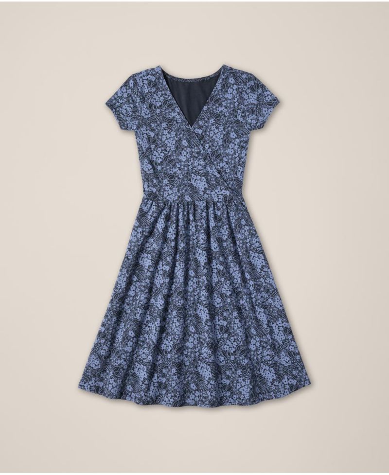 Women's Fit & Flare Crossover Dress
