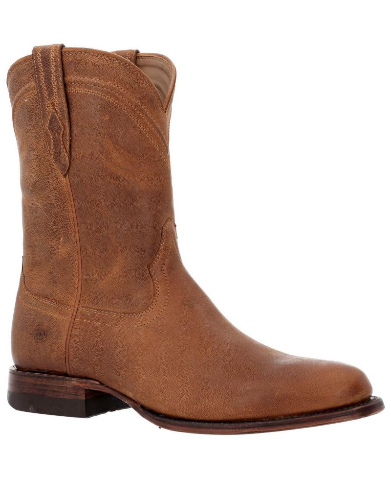 Men's Santa Fe Full-Grain Leather Mid-Calf Round Toe Boots