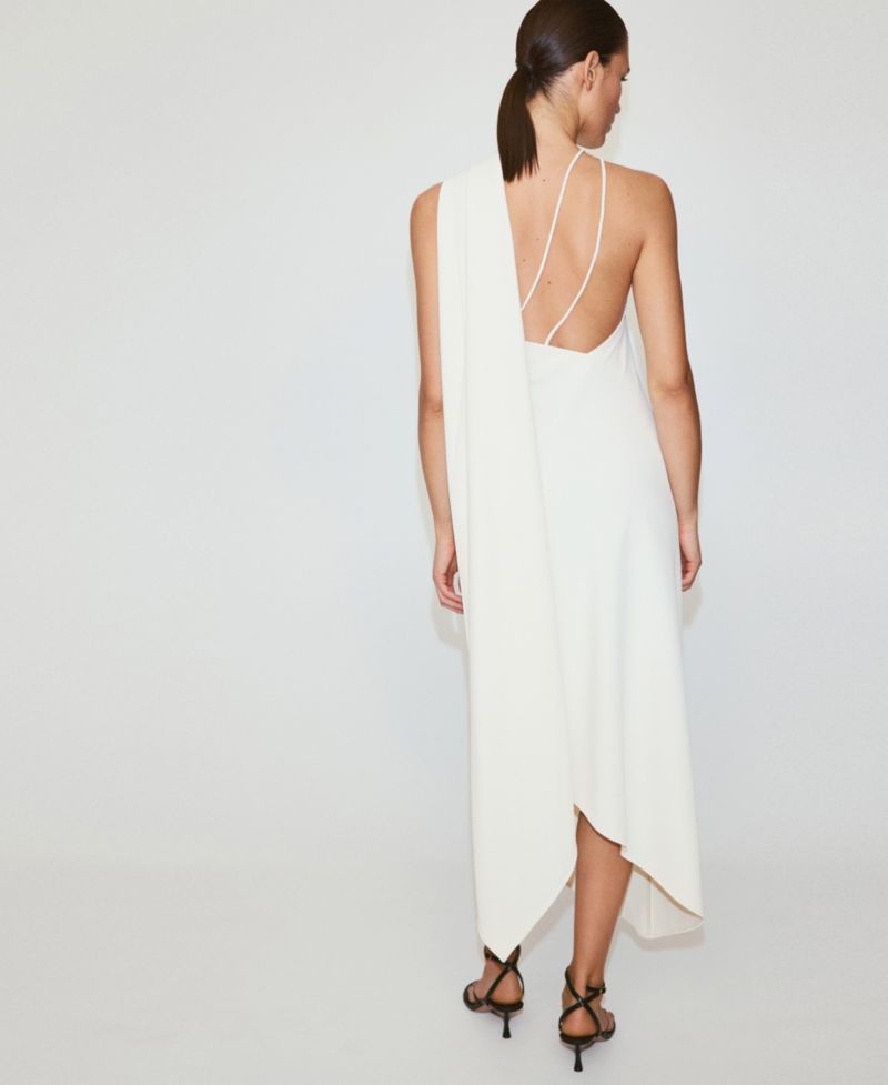 Women's Asymmetrical Scarf Dress