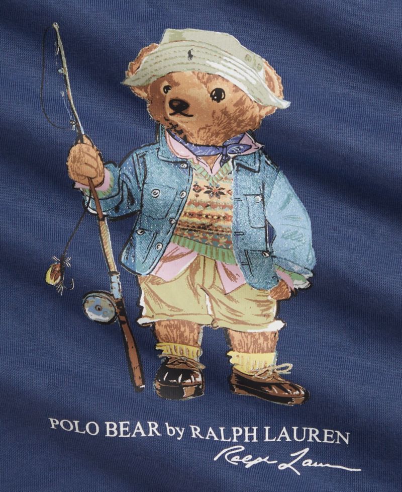 Baby Boys' Polo Bear Graphic T-Shirt and Shorts, 2-Piece Set