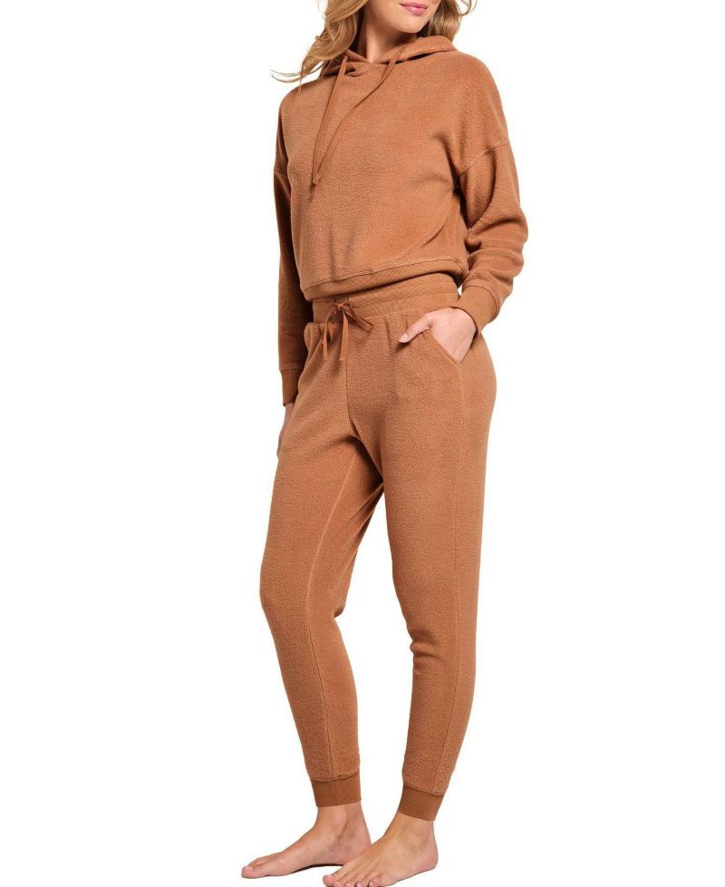 Women's Davinia Fleece Matching Hoodie and Jogger Set, 2-Piece Set