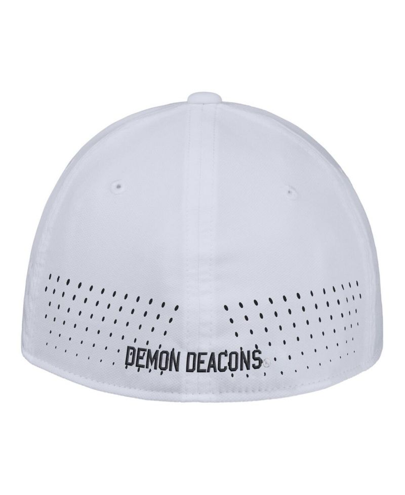 Men's White Wake Forest Demon Deacons 2025 On-Field Performance Flex Hat