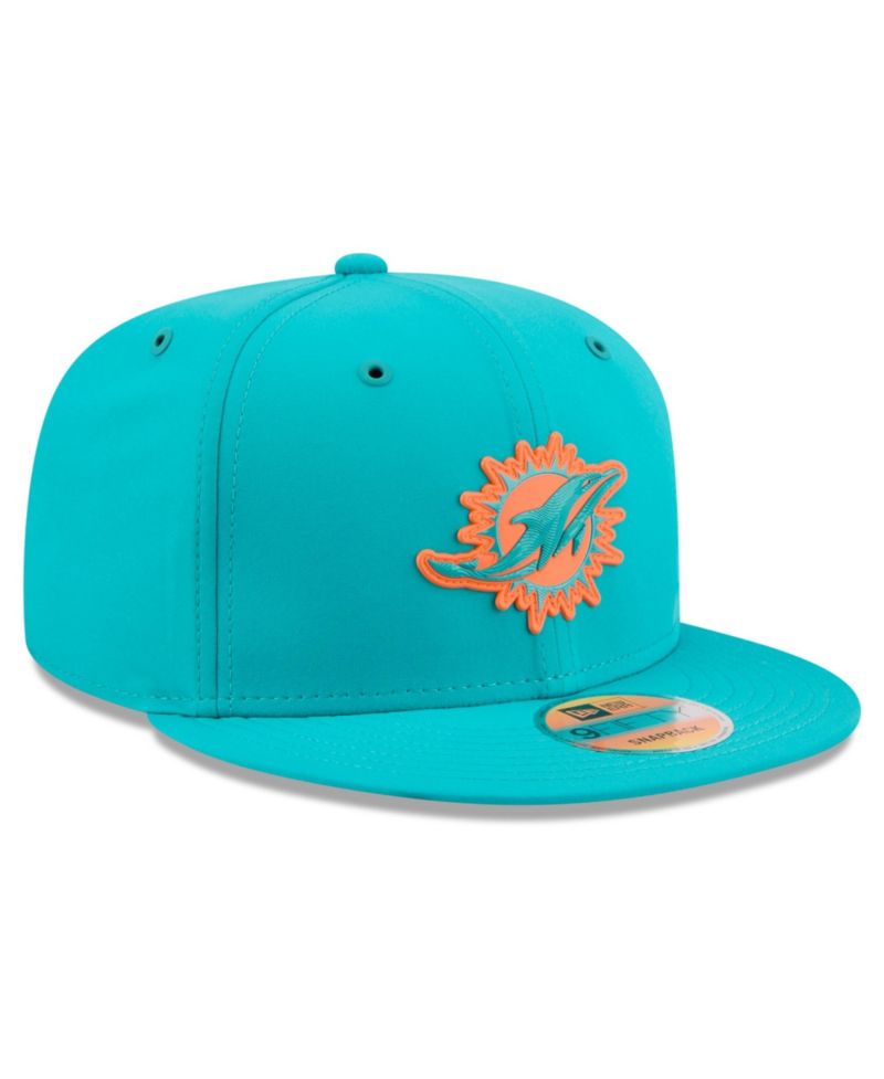 Men's Aqua Miami Dolphins 2026 Sideline 9FIFTY Snapback Hat
