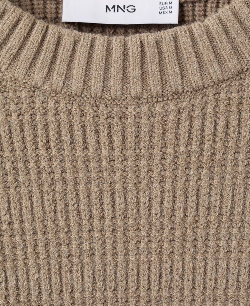 Men's Structured Knitted Sweater