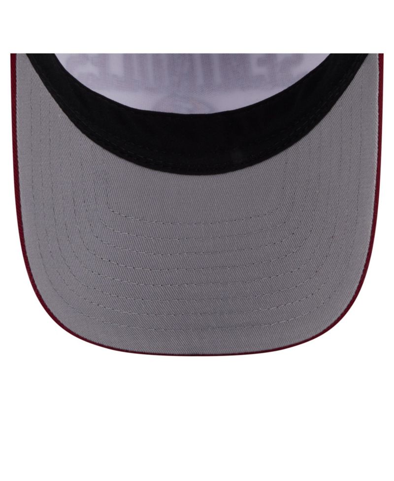 Men's White/Garnet Florida State Seminoles Arch Two-Tone Rope 9FORTY A-Frame M-Crown Adjustable Hat