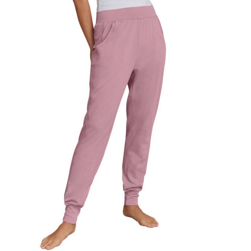 Women's Cotton Spandex Jersey Jogger Sleep Pants