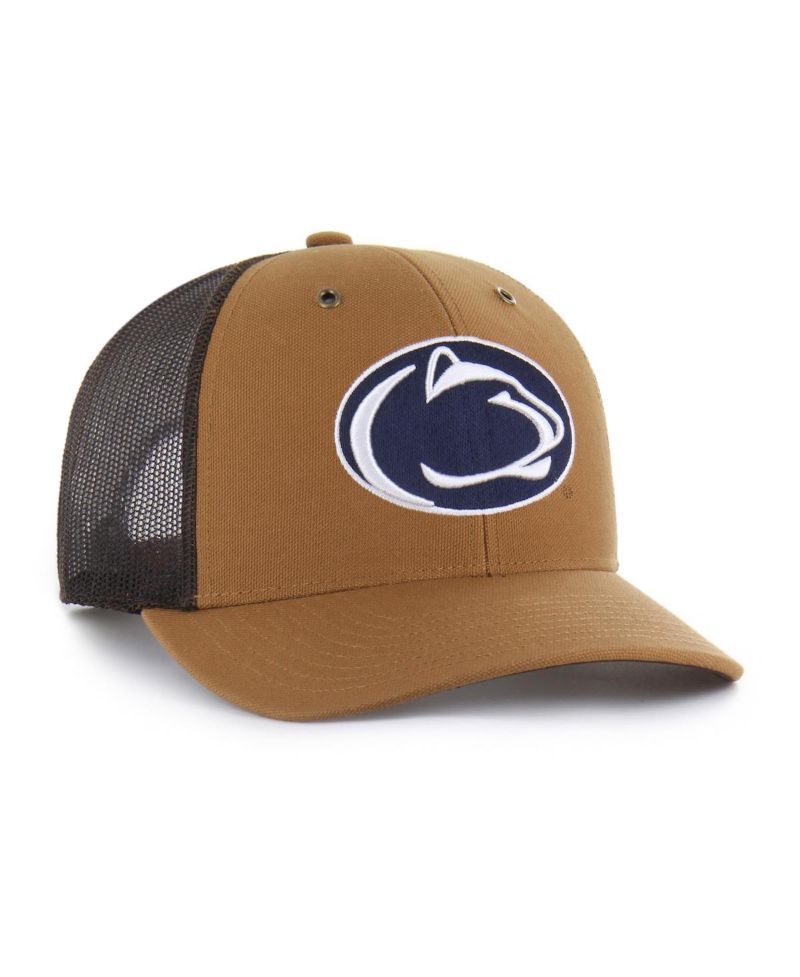 X Carhartt Men's and Women's Brown Penn State Nittany Lions Trucker Adjustable Hat