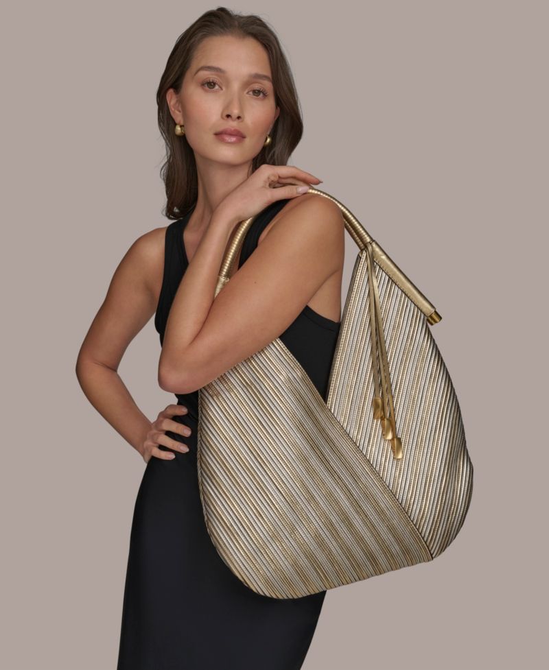 Baldwin Large Metallic Shoulder Bag