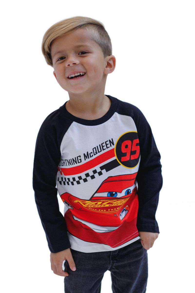 Toddler Boys to (2T-5T) Disney Toy Story Lion King Guard Mickey Mouse 2 Pack Cosplay Long Sleeve T-Shirts