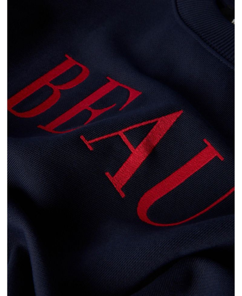 Women's Beau Cotton Oversized Crewneck Sweatshirt