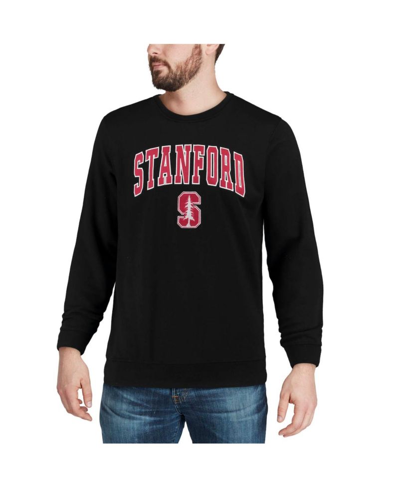 Men's Stanford Cardinal Arch & Logo Crew Neck Sweatshirt
