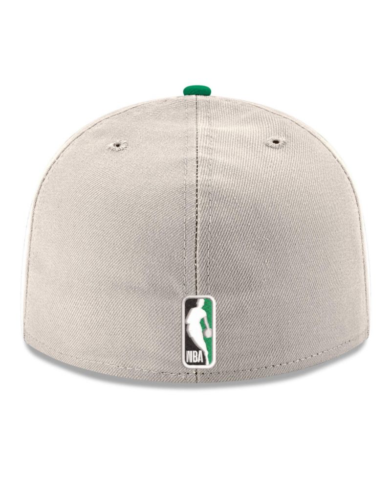 Men's Gray/Kelly Green Boston Celtics Chrome 59FIFTY Fitted Hat