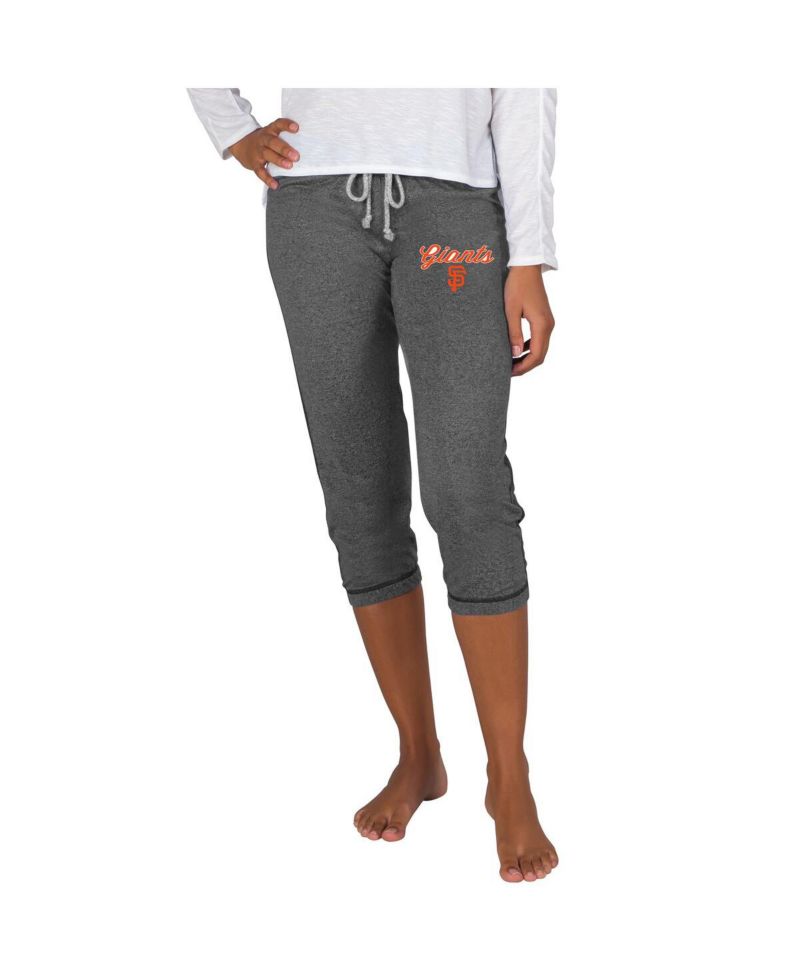 Women's Charcoal San Francisco Giants Quest Knit Capri Pants