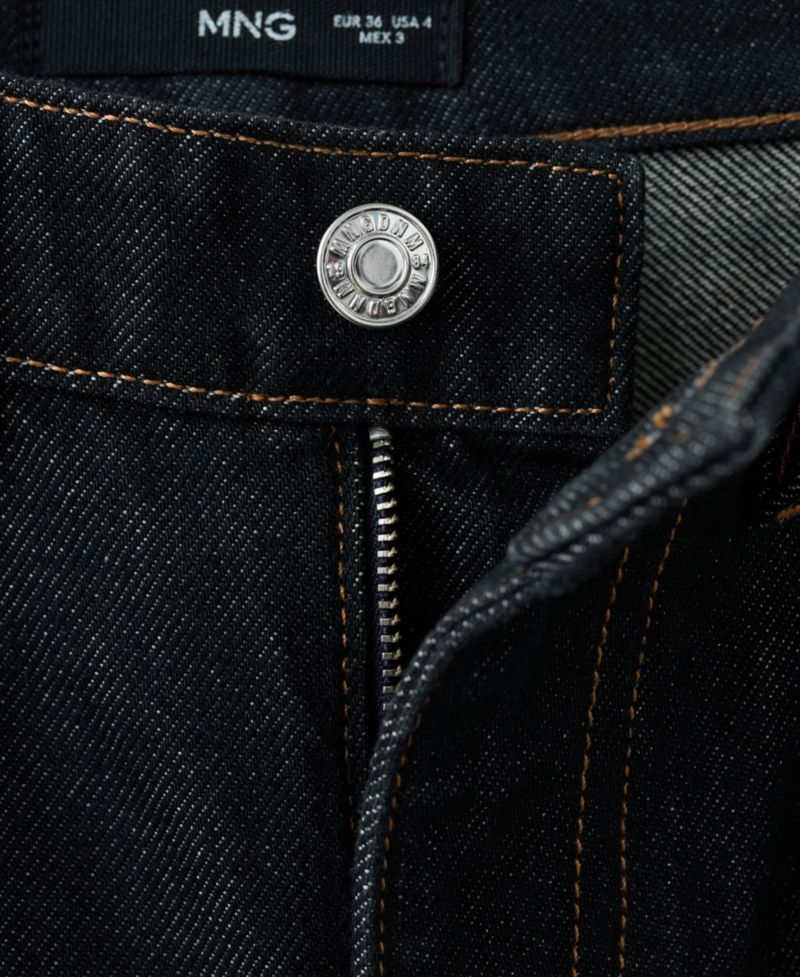 Women's Turned-Up Straight Jeans