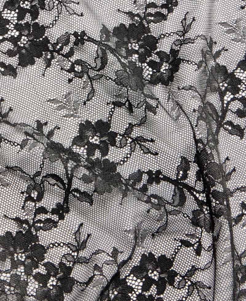 Women's Sheer Floral V-Neck Lace Gown
