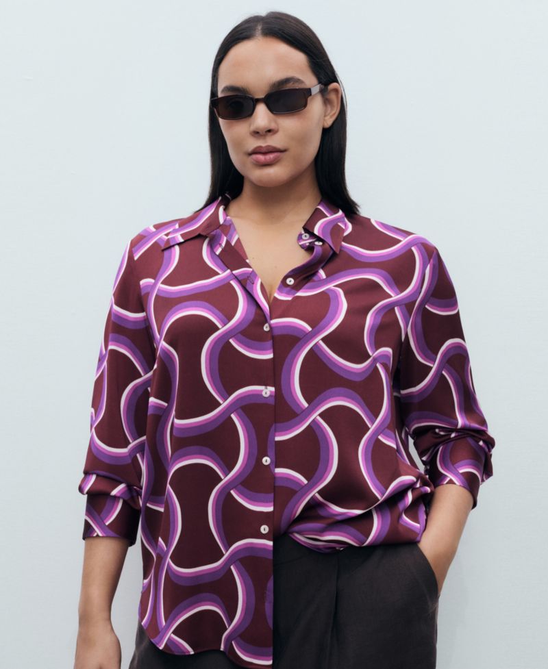Women's Abstract Print Shirt