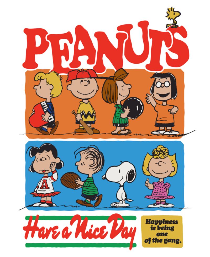 Snoopy Peanuts Have a Nice Day Men's Short-Sleeve T-Shirt