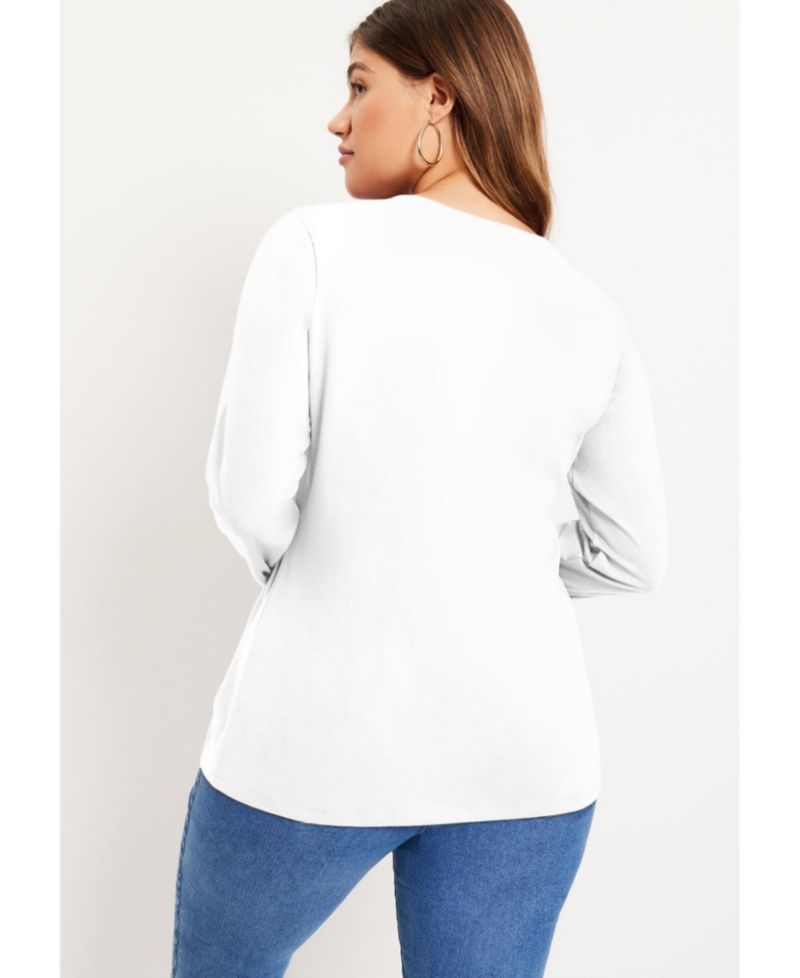 Women's June and Vie Long-Sleeve Crewneck One + Only Tee
