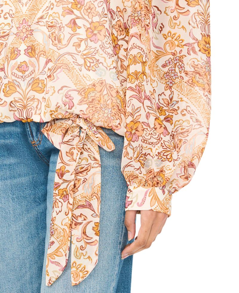 Women's Off-The-Shoulder Long-Sleeve Blouse