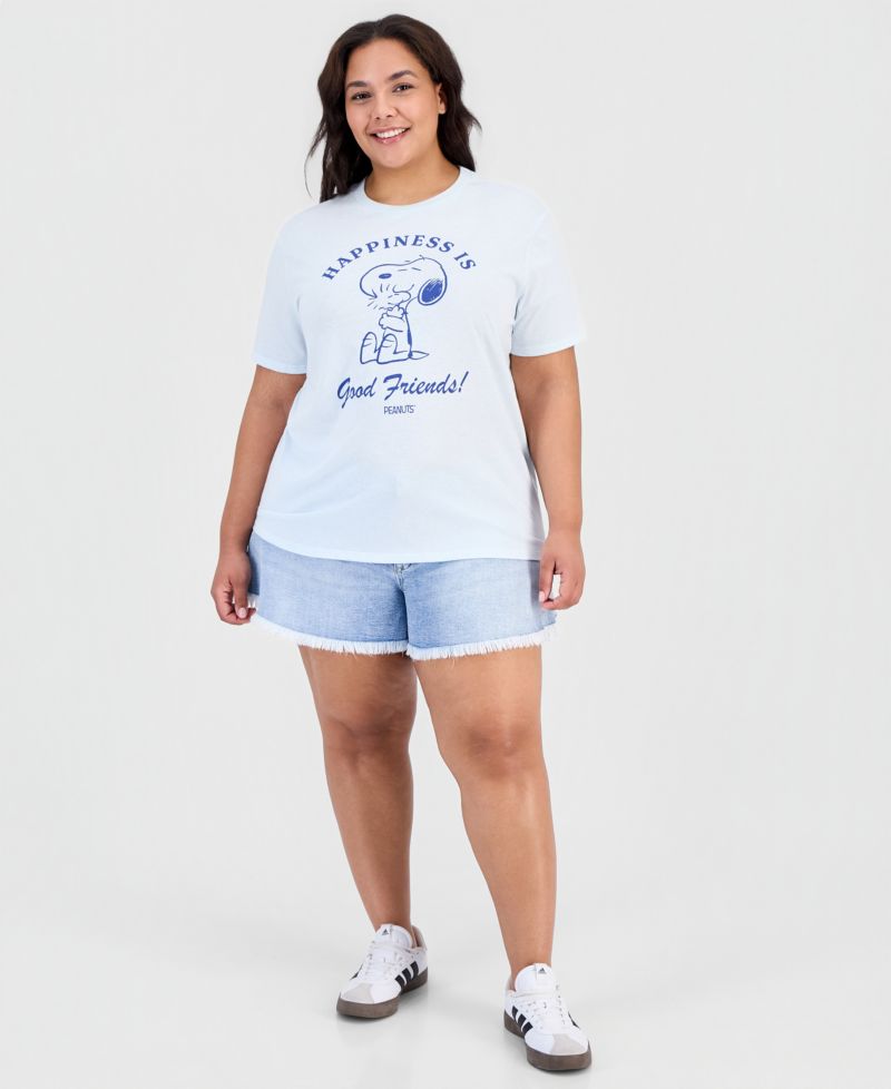 Trendy Plus Snoopy Good Friends Crewneck Tee