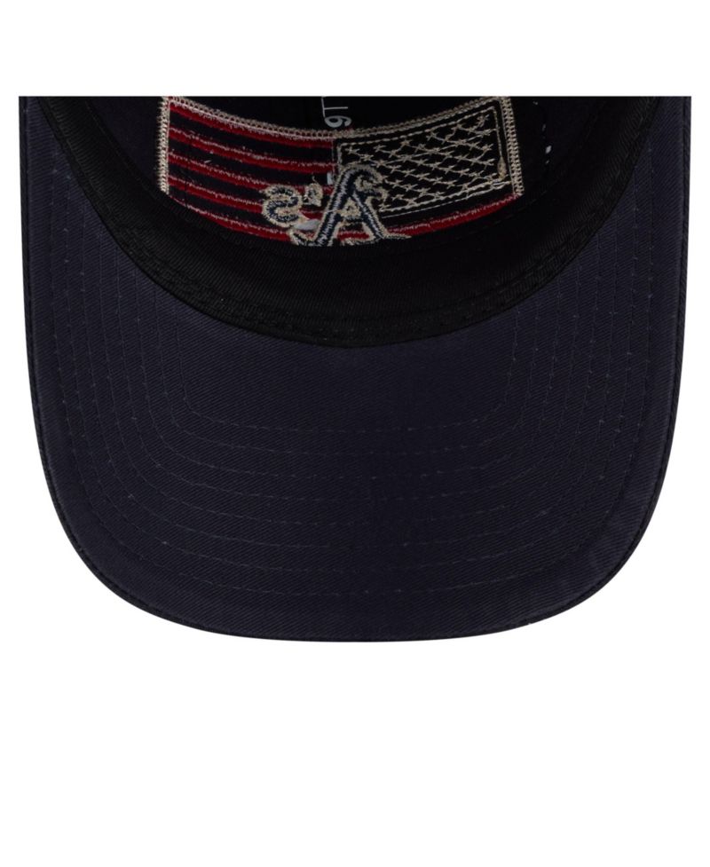 Men's Navy Athletics Americana Flag 9TWENTY Adjustable Hat