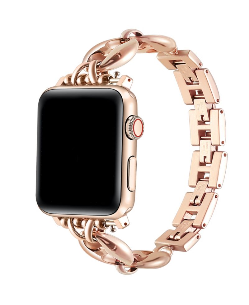Poppy Stainless Steel Link Band for Apple Watch