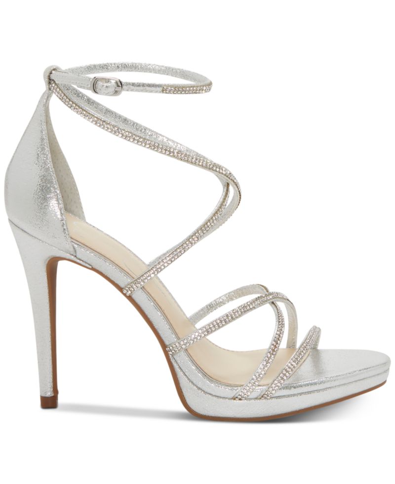 Women's Jaeya Strappy Rhinestone High-Heel Sandals