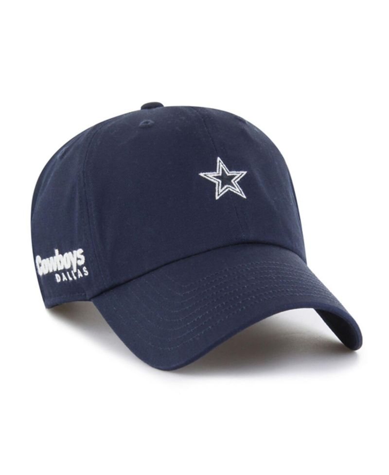 Men's Navy Dallas Cowboys Foundational Clean Up Adjustable Hat