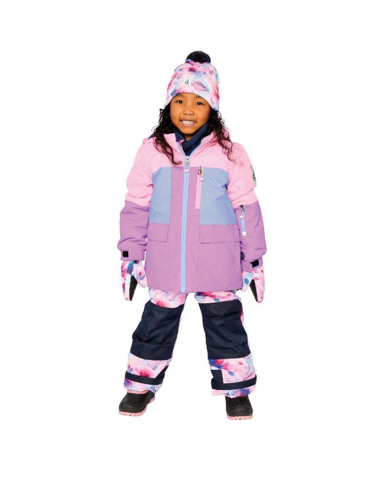 Little and Big Girl (6 - 14) Two-Piece Play Snowsuit