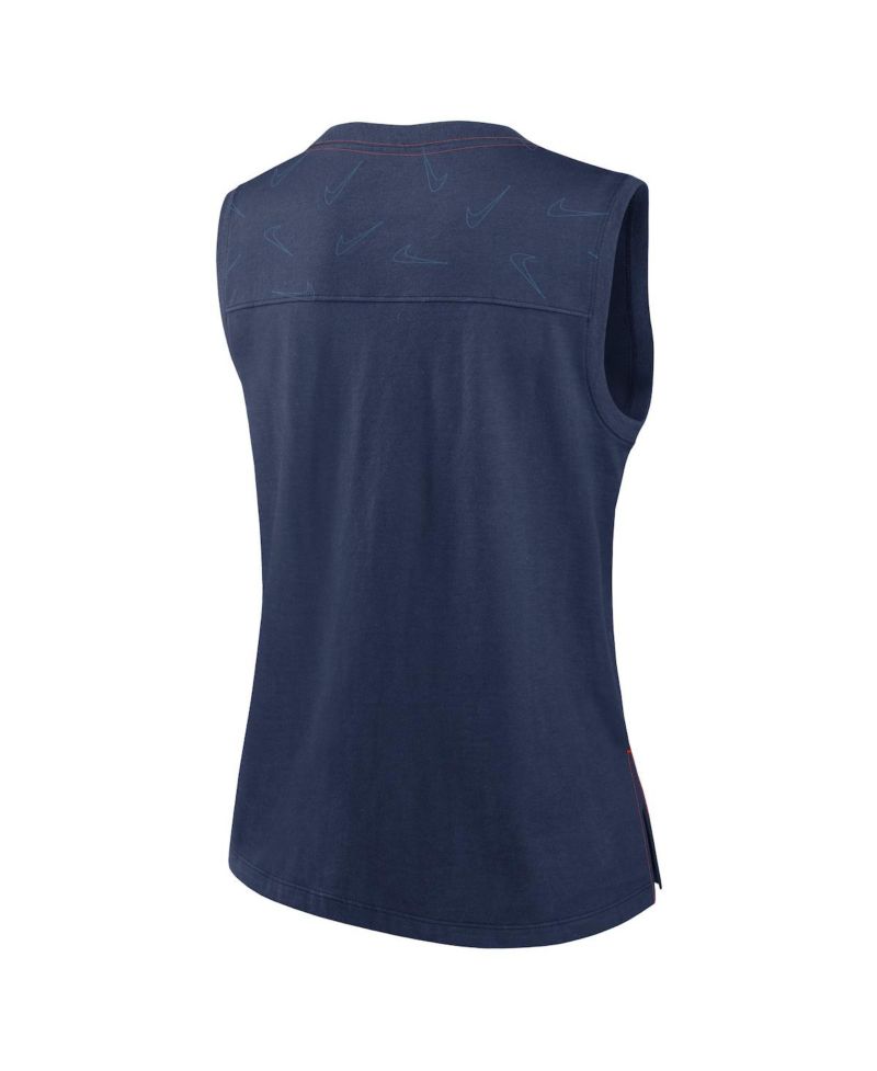 Women's Navy Houston Astros Muscle Play Tank Top