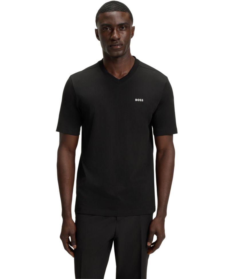 Men's Contrast Logo Regular-Fit T-Shirt
