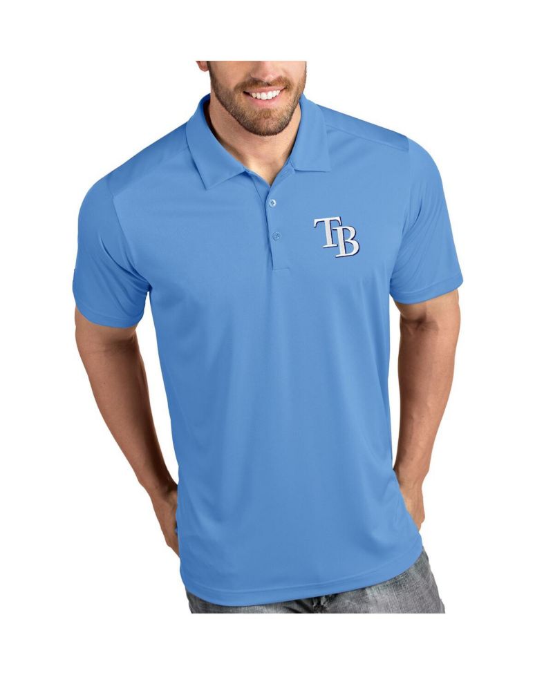 Men's Light Blue Tampa Bay Rays Tribute Polo