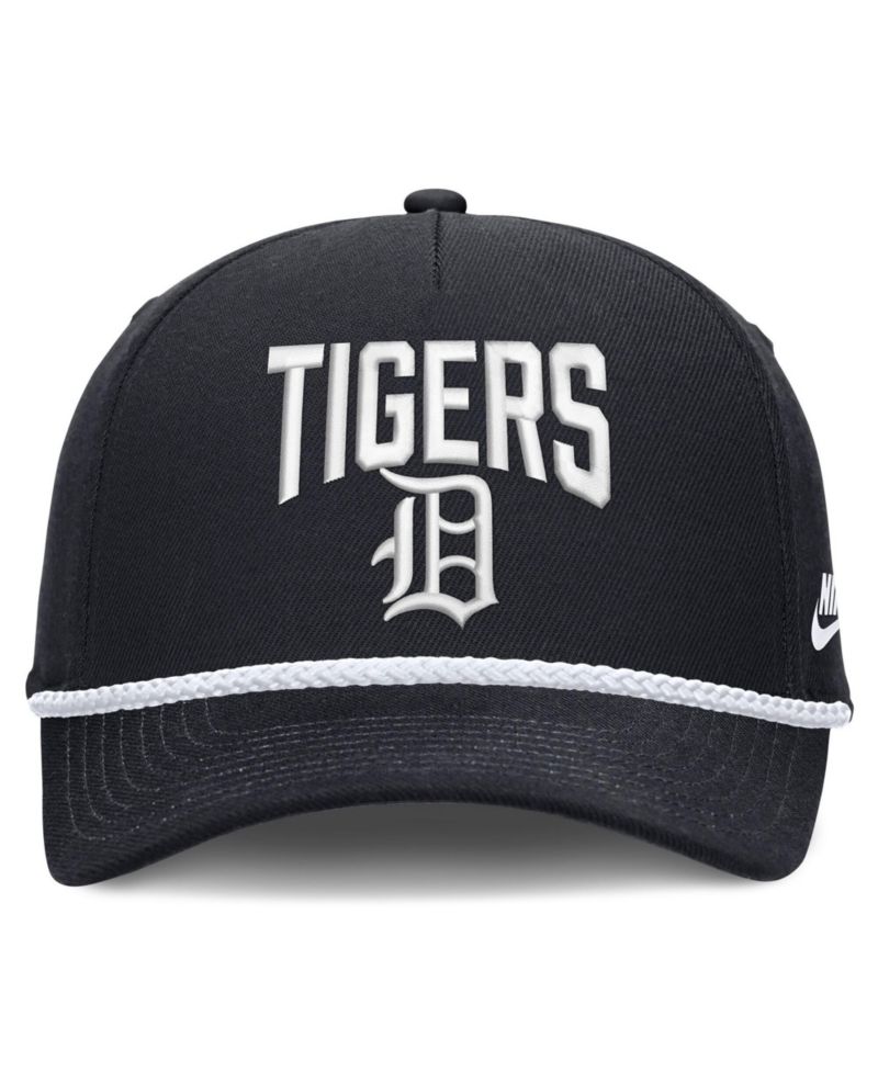 Men's Navy Detroit Tigers Cooperstown Rise Adjustable Hat
