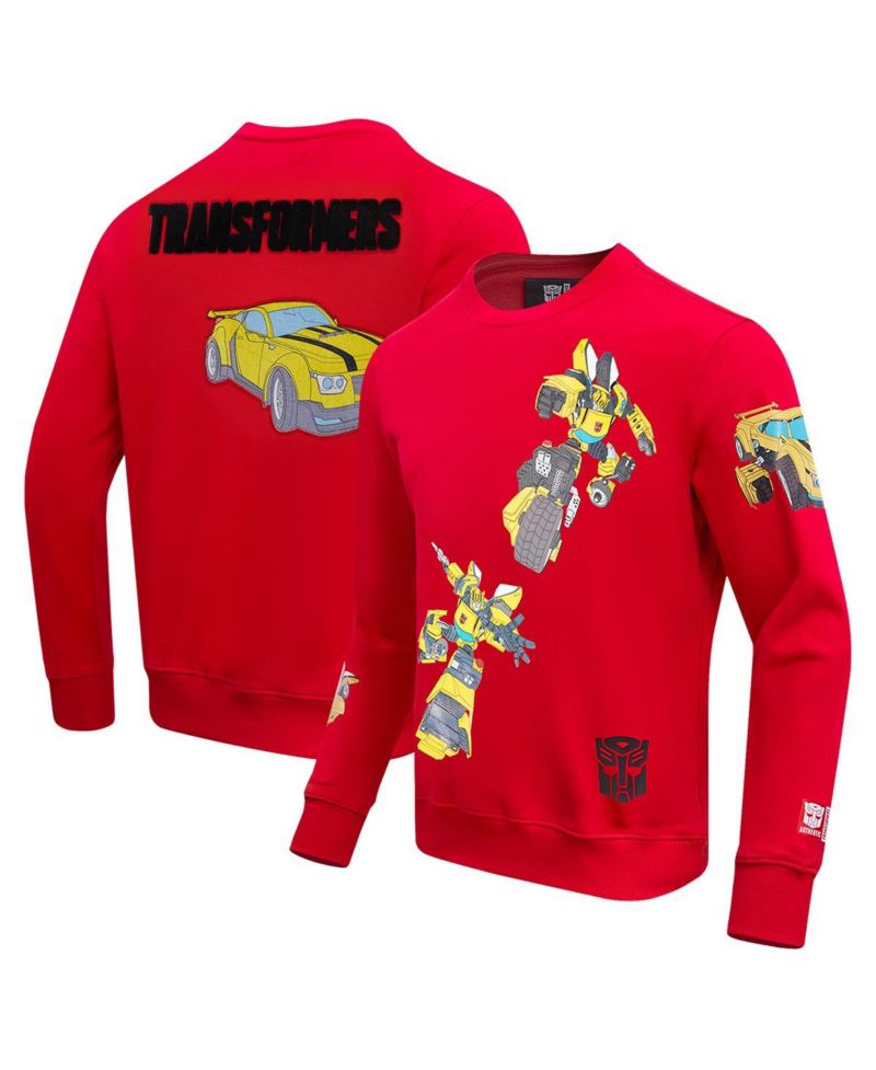 Men's and Women's Bumblebee Transformers Happy and Together Pullover Sweatshirt