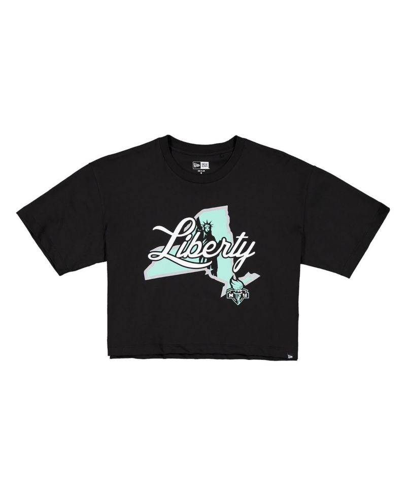 Women's Black New York Liberty 2026 WNBA Draft Hometown Boxy T-Shirt