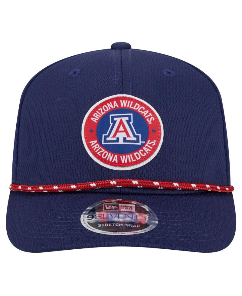 Men's Navy Arizona Wildcats COOLERA 9SEVENTY Rope Stretch-Snap Hat