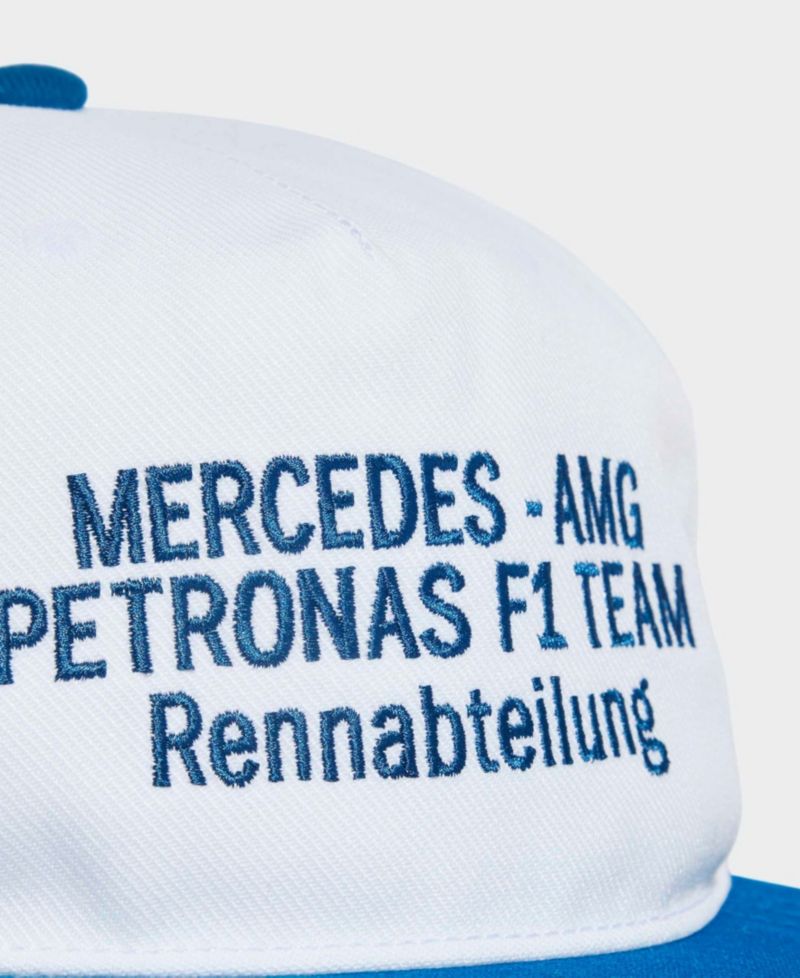 Men's and Women's White/Blue Mercedes-AMG Petronas F1 Team Blue Wonder Adjustable Hat