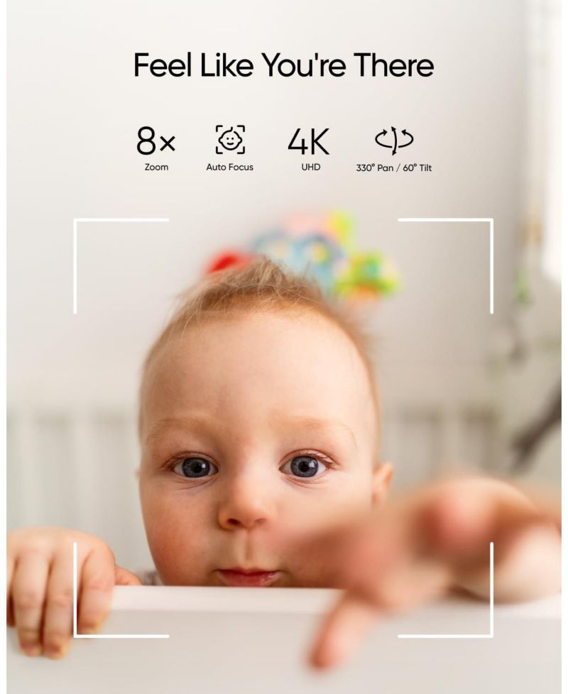 Security Baby Monitor E21 with 4K UHD Camera
