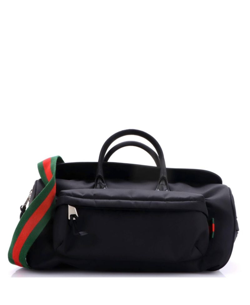 Medium Convertible Front Pocket Duffle Bag Nylon
