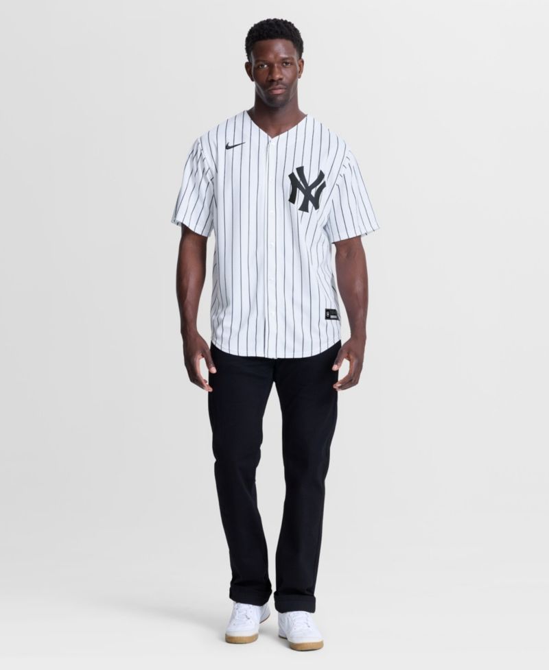 Men's Ben Rice White New York Yankees Home Replica Jersey
