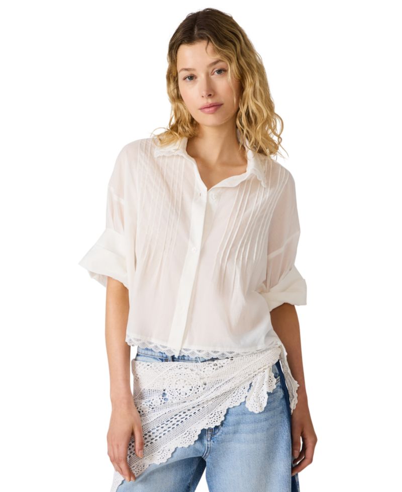Women's Delphi Collared Neck Top