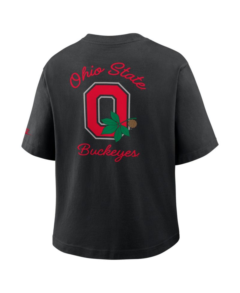 Women's Ohio State Buckeyes Boxy Pocket T-Shirt