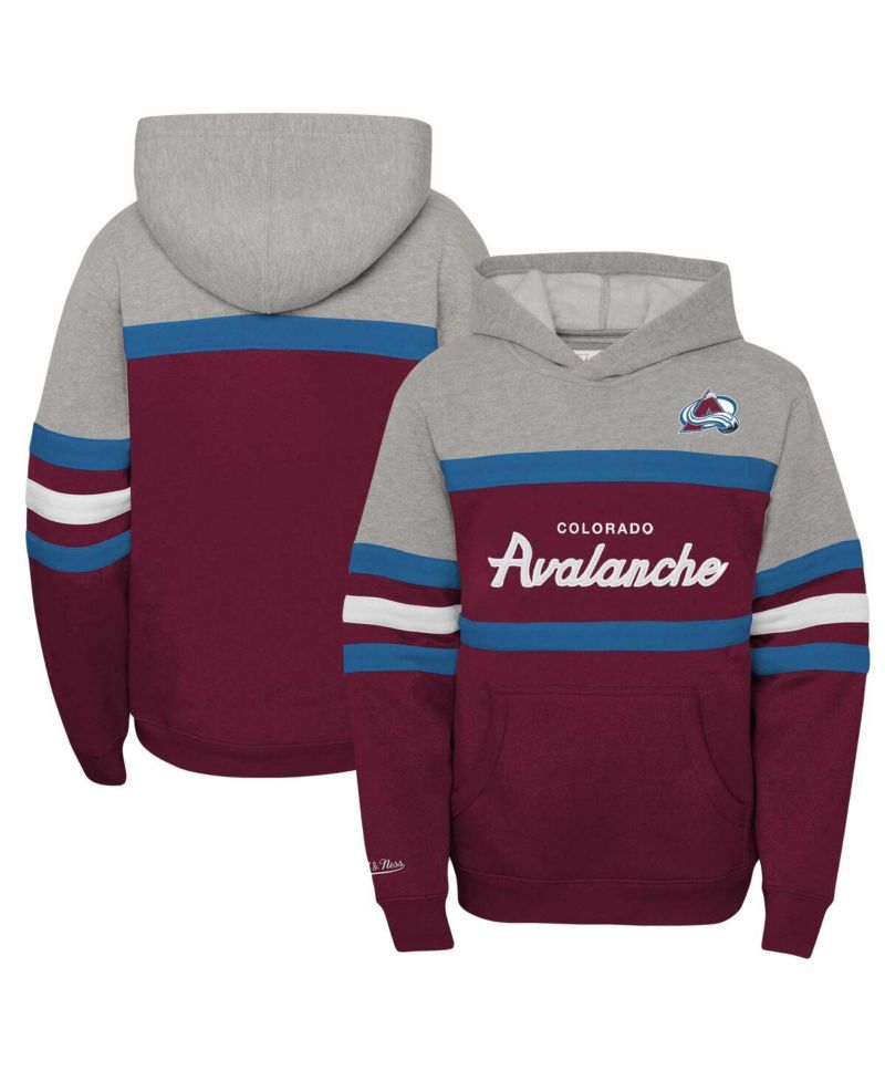 Big Boys Colorado Avalanche Head Coach Pullover Hoodie