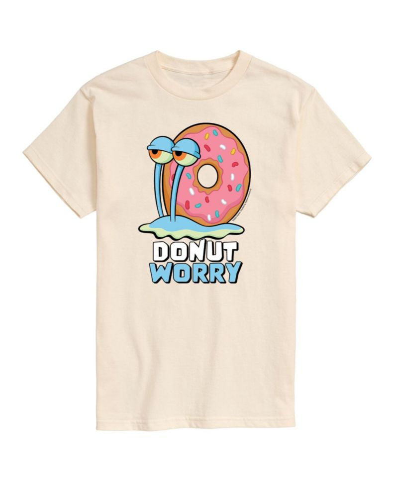 Men's SpongeBob Donut Worry Short Sleeve T-shirt