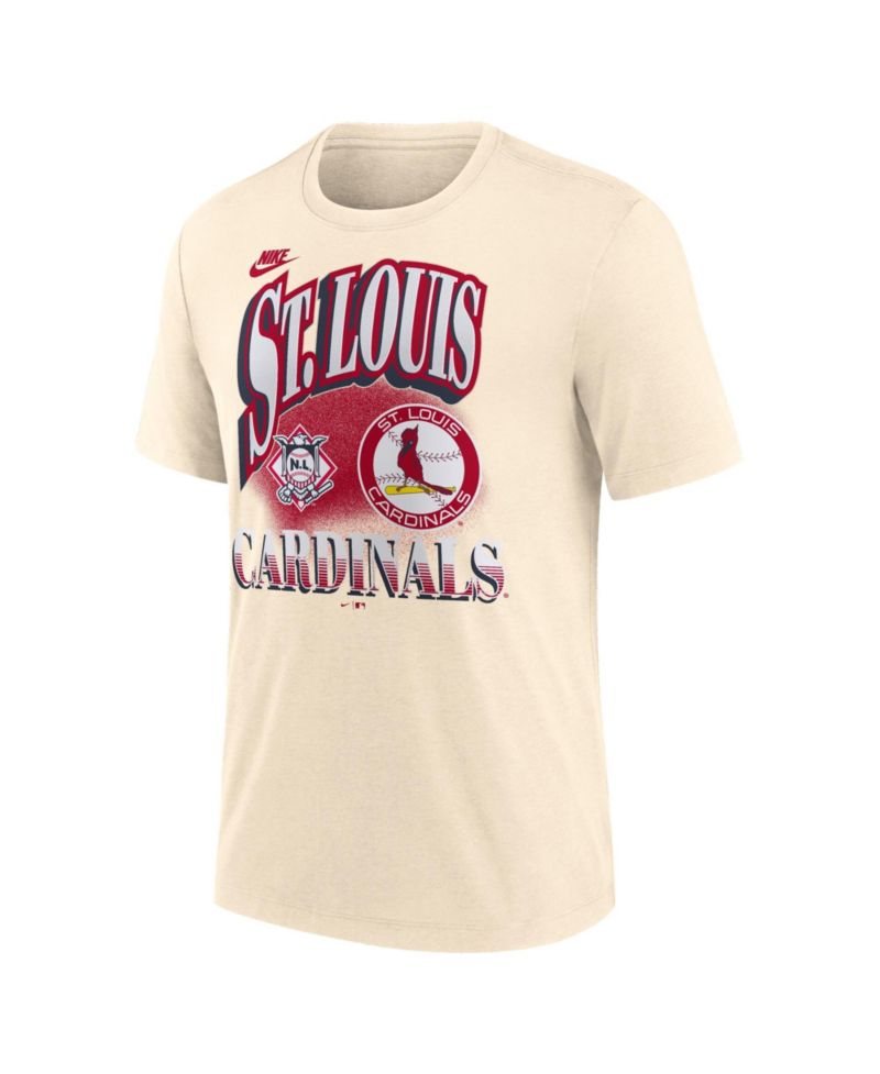 Men's Natural St. Louis Cardinals Vintage Tri-Blend T-Shirt