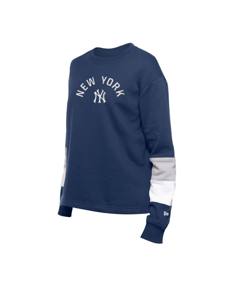 Women's Navy New York Yankees Gameday Crewneck Sweatshirt